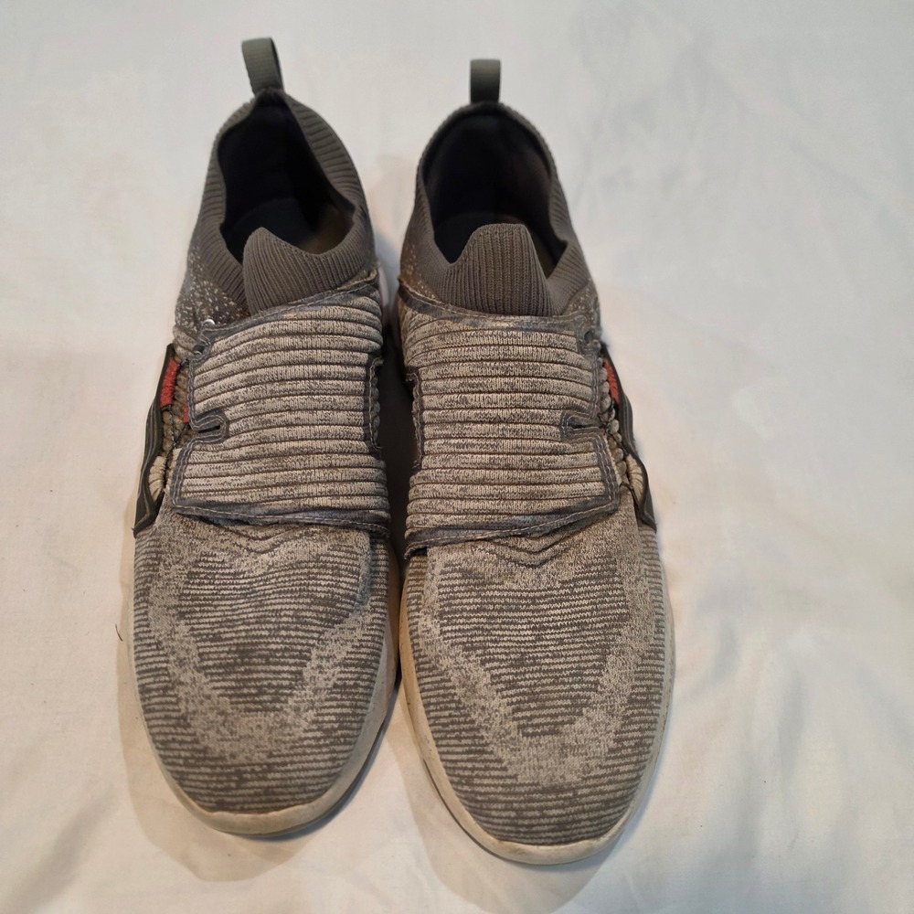 FootJoy HyperFlex WRAPID Golf Shoes Mens 9 Grey Good Spikeless Knit Athletic